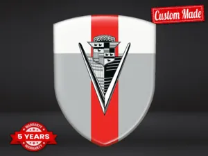 Cadillac Decalcomanie 3D Gel Tuning Badge Limitato Cupola